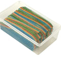 King Sweet’s Rainbow Ribbon Candy – 1.595 kg Tub