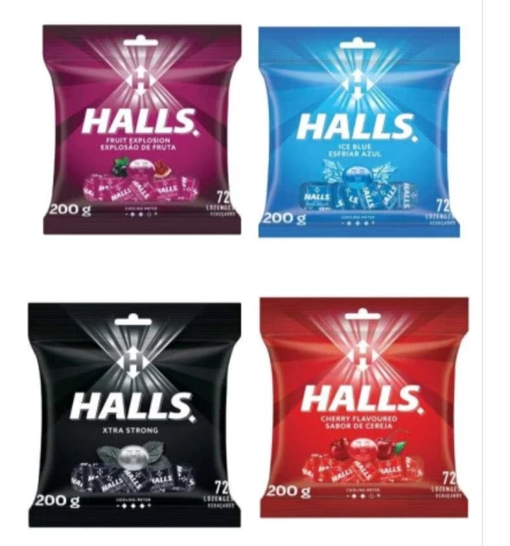 Halls Mixed – 4x72 Pieces